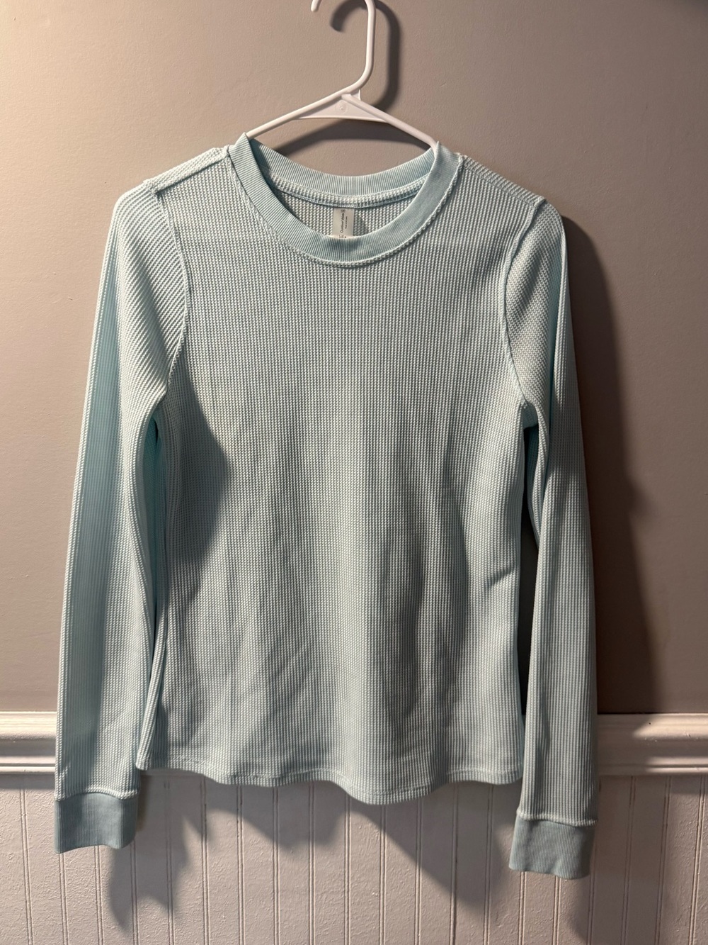 Outdoor Voices Waffle Knit Long Sleeve medium